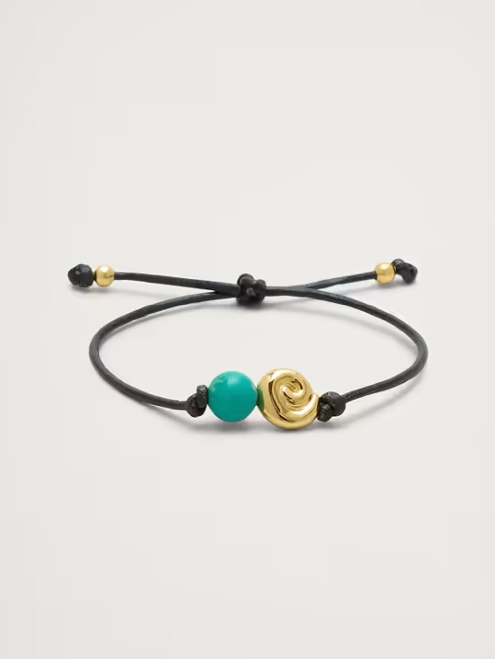 Banana Republic metallic stone Cord Bracelet